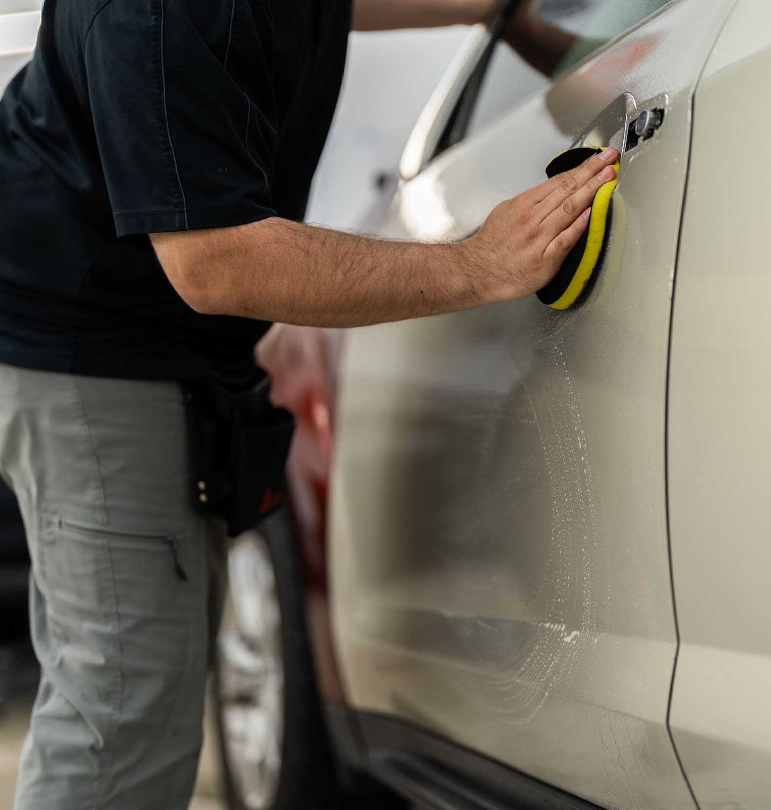 Applying liquid for color change vinyl